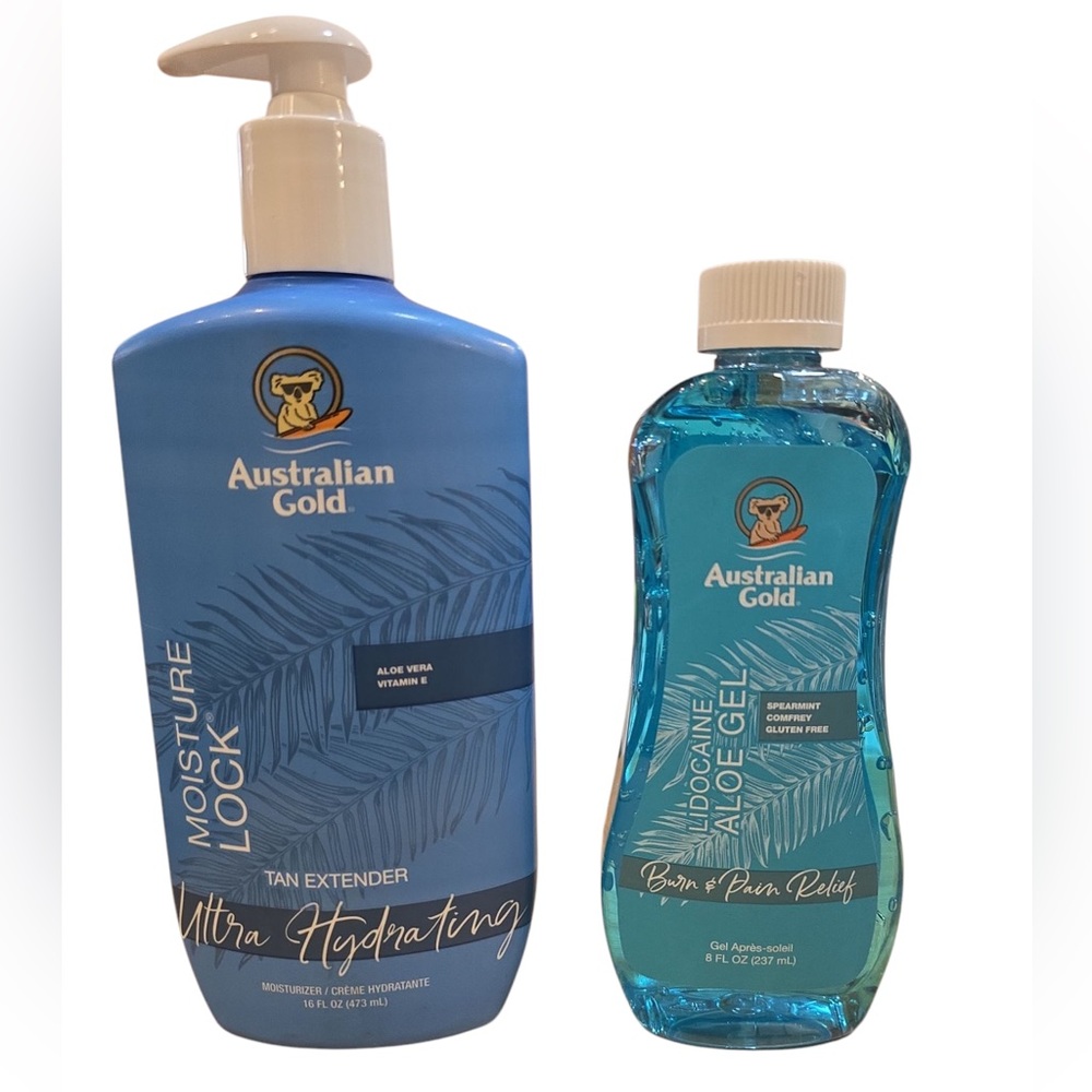 Australian Gold Moisture Lock Tan Extender & Lidocaine Aloe Gel